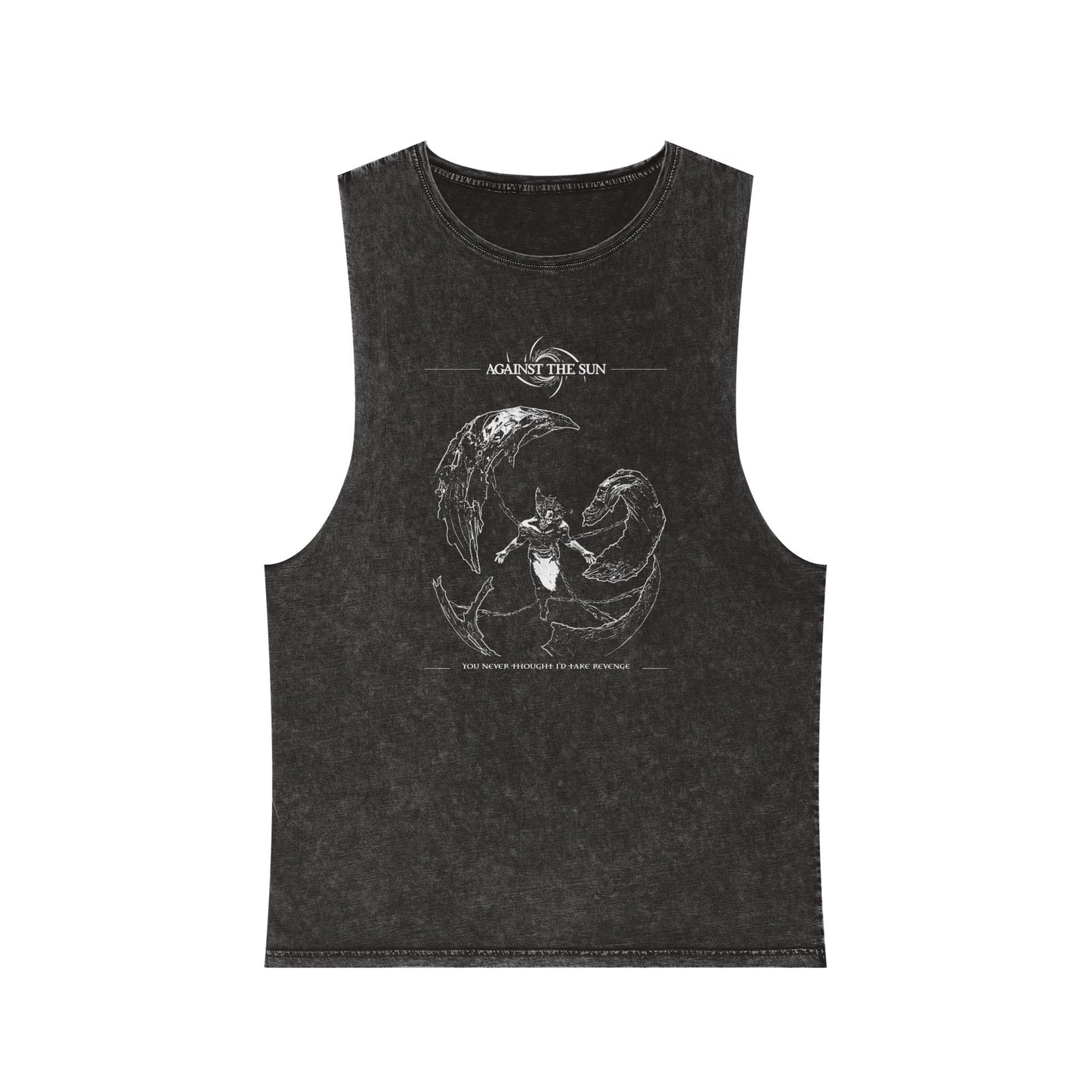No Sympathy Unisex Stonewash Tank Top - Against the Sun Graphic Tee